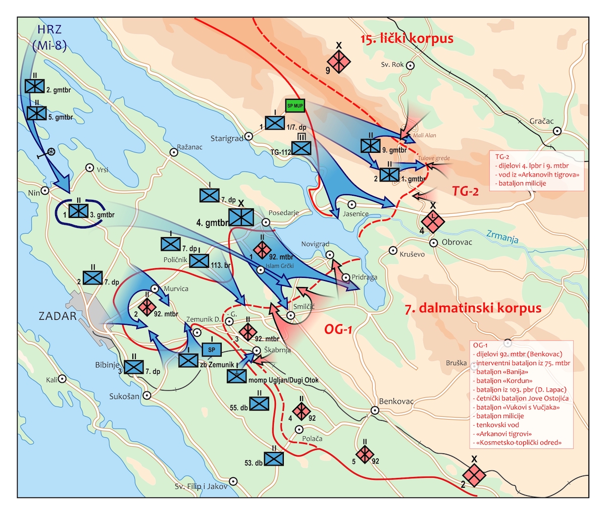 Borbe u zaleđu Zadra – operacija „Maslenica“ u siječanj i veljača 1993. godine; Tomislav Kovačić