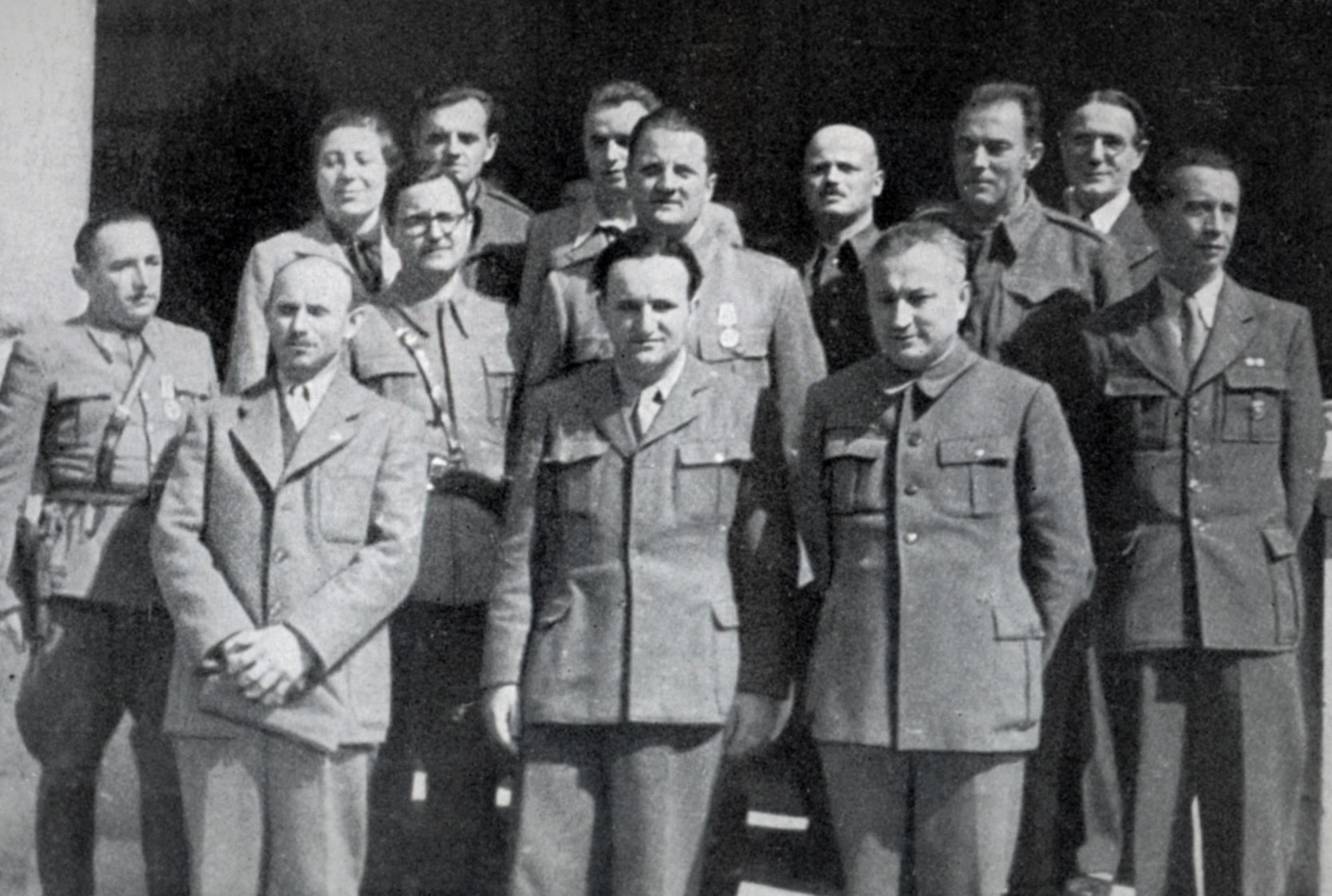 Narodna vlada Hrvatske, formirana u Splitu u travnju 1945. Izvor: Povijest Hrvata: 19. i 20. stoljeće. Zagreb: Hrvatski institut za povijest, 2023.