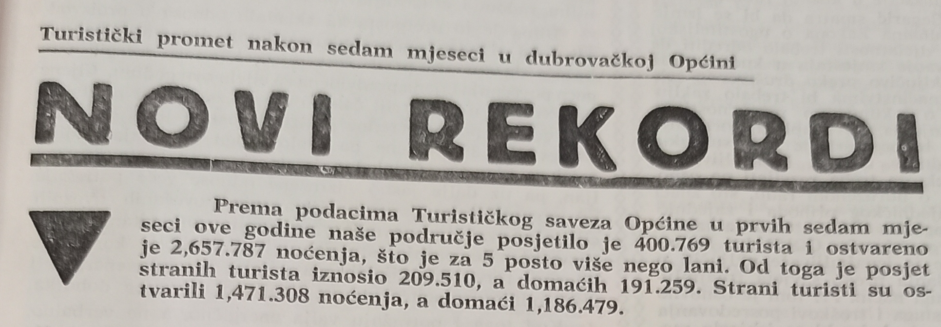 Izvor: Dubrovački vjesnik, list socijalističkog saveza radno naroda općine Dubrovnik, br. 1558 (22. kolovoza 1980.).